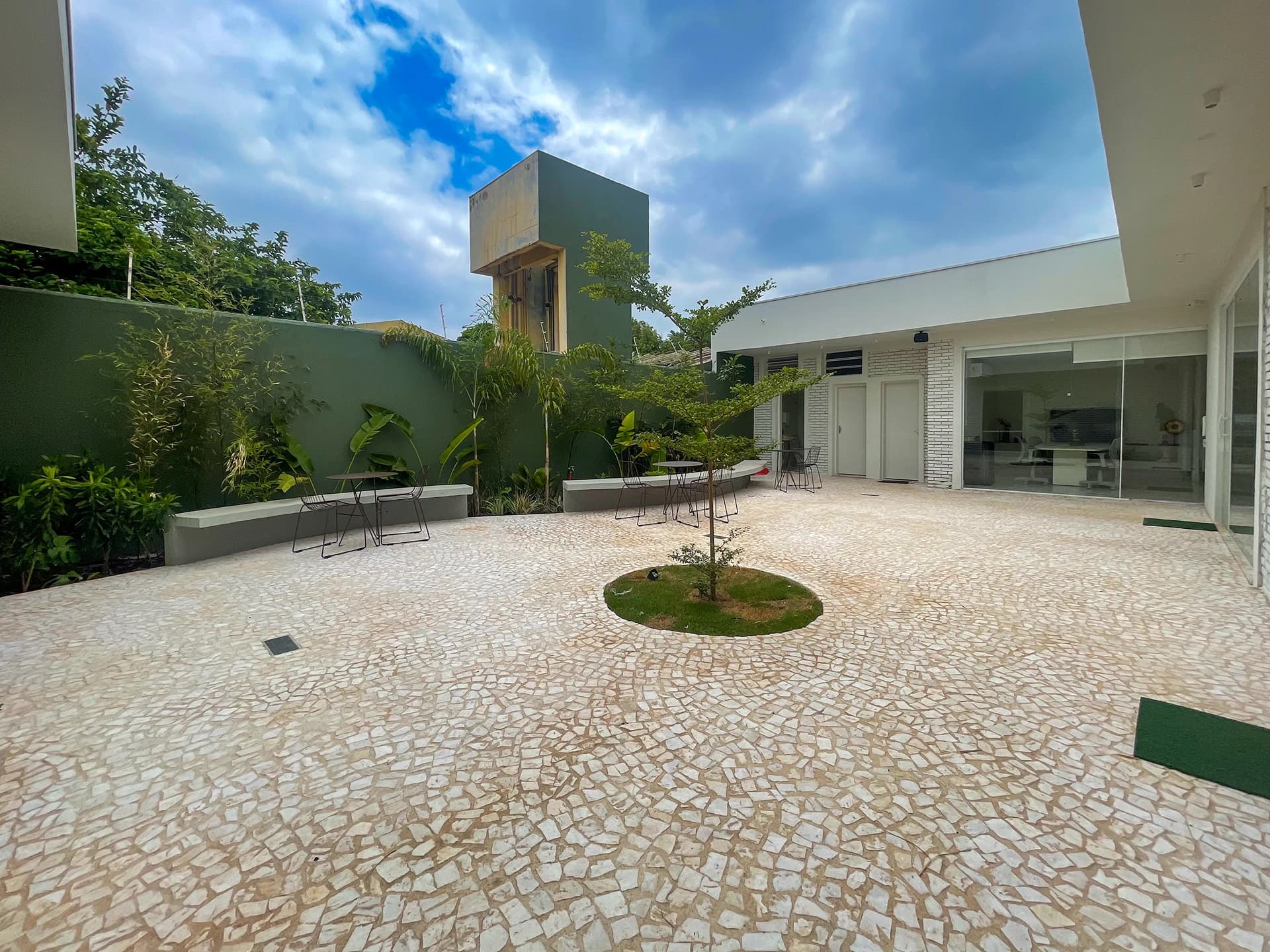 Vista aérea do Parque Raya